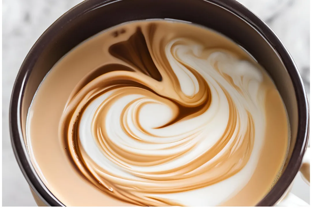 14 - Evaporated milk and vanilla mixture blended to a smooth, creamy consistency