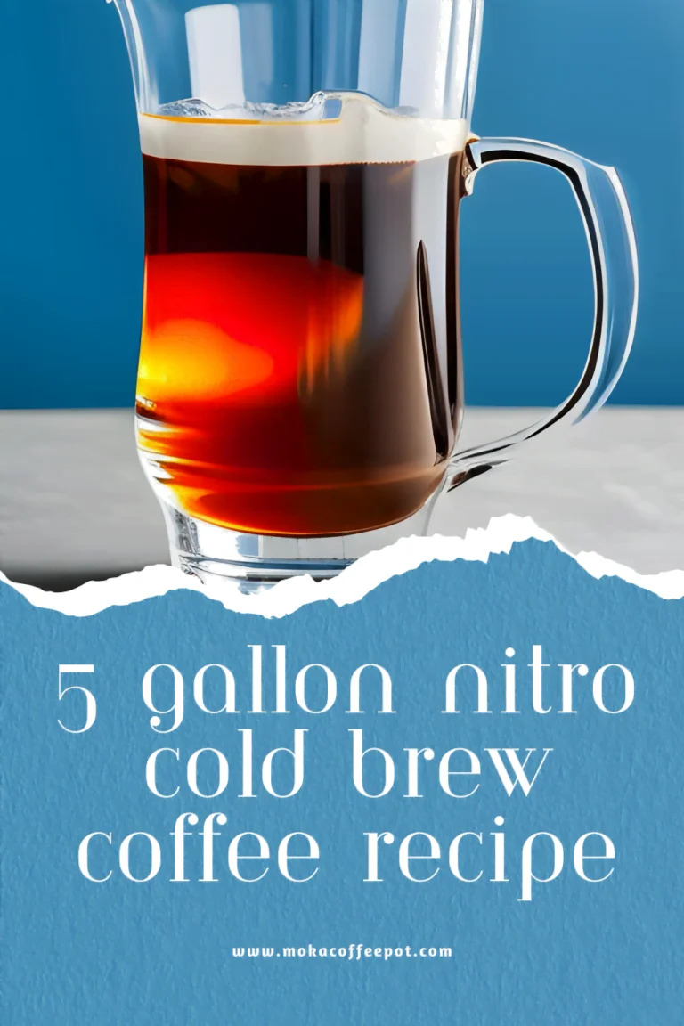 5 gallon nitro cold brew coffee recipe