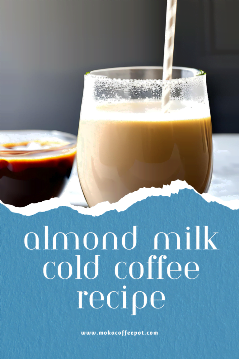 Almond milk cold coffee recipe : Creamy and Dairy-Free Delight