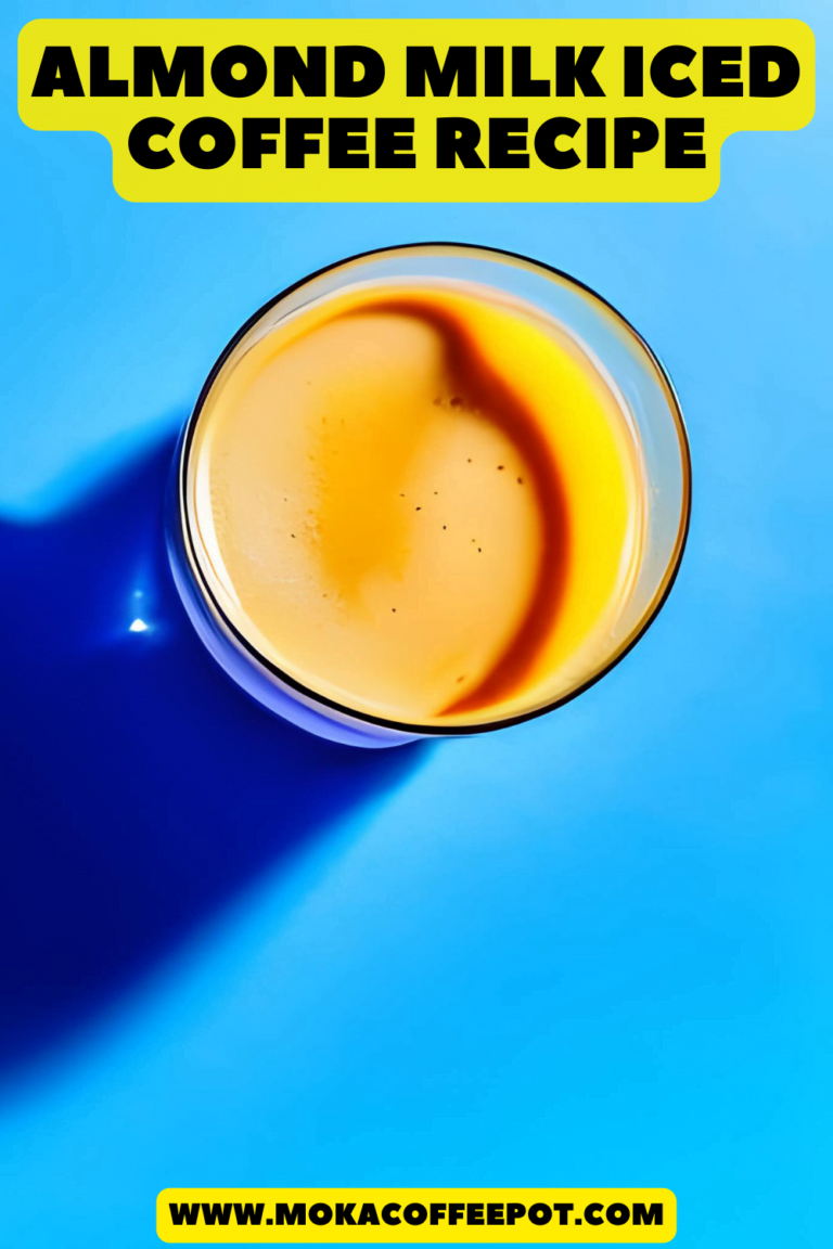Almond milk iced coffee recipe