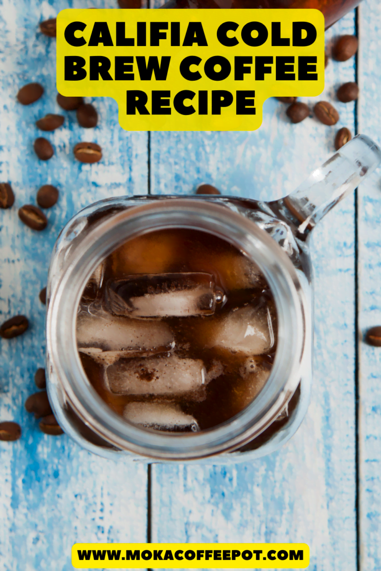 Califia cold brew coffee recipe