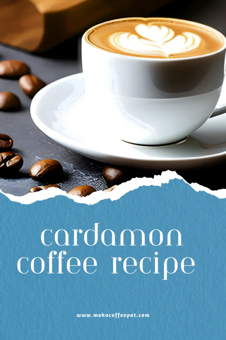 Cardamon coffee recipe