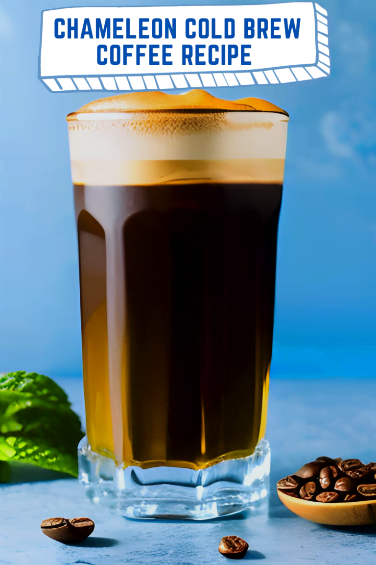 Chameleon cold brew coffee recipe