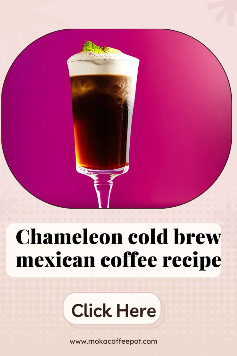 Chameleon Cold Brew Mexican Coffee Recipe: Add Some Spice to Your Cold Brew Chameleon cold brew mexican coffee recipe