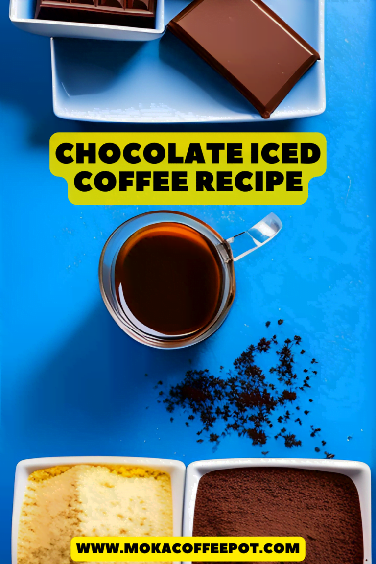 Chocolate iced coffee recipe : Rich and Creamy