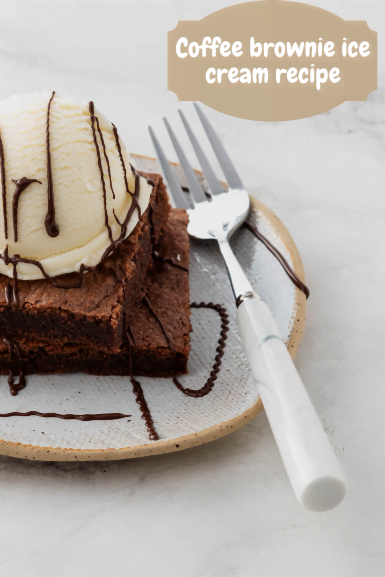 Coffee brownie ice cream recipe : Chocolatey Indulgent Bliss