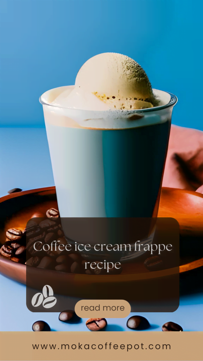 Coffee ice cream frappe recipe