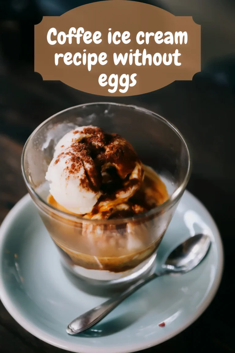 Coffee ice cream recipe without eggs (1)