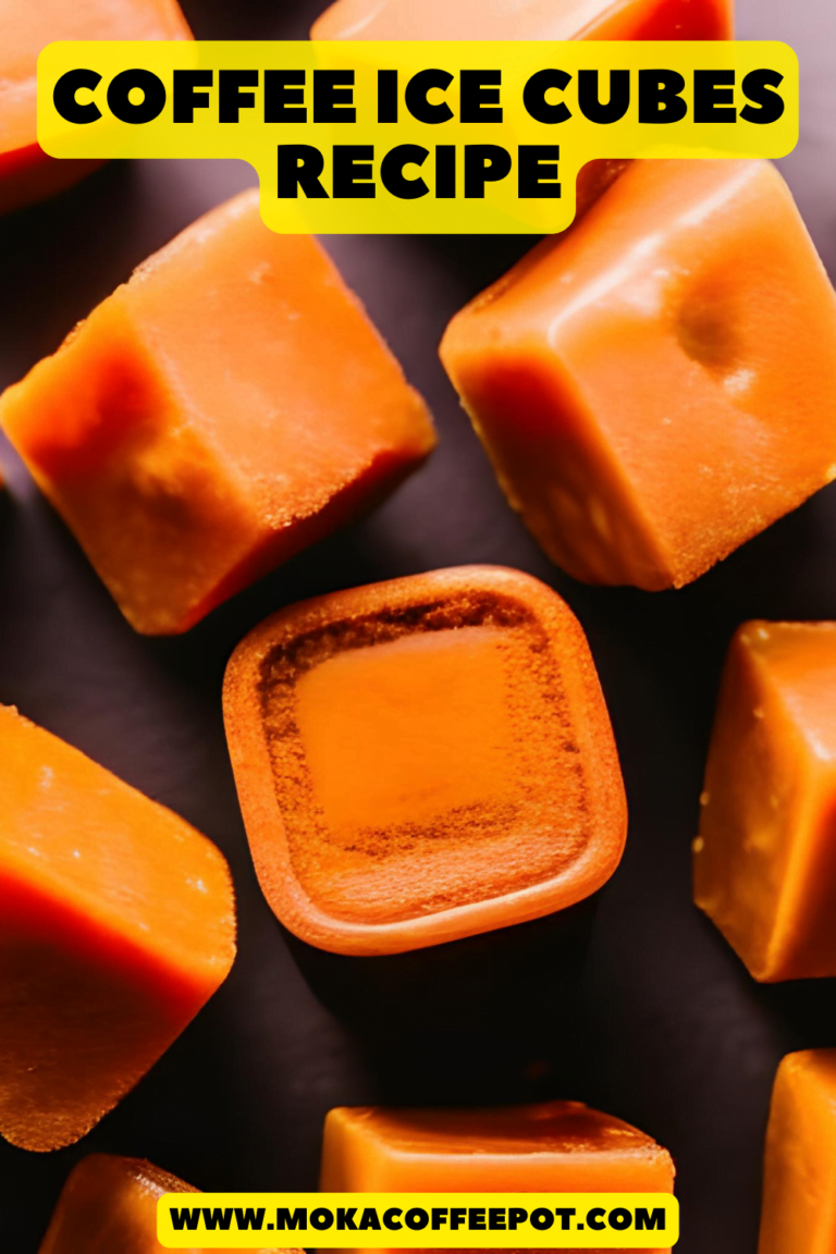 Coffee ice cubes recipe