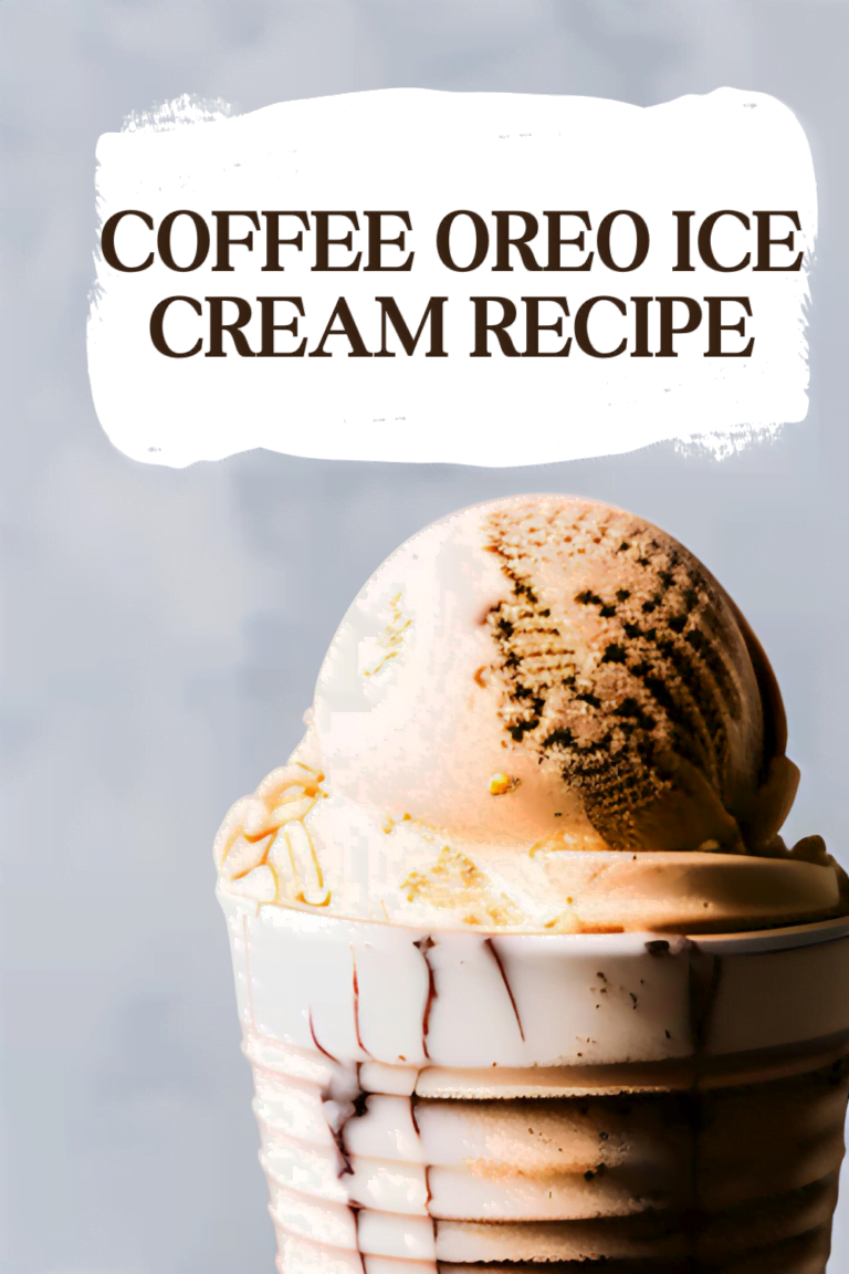 Coffee Oreo Ice Cream Recipe : Rich and Creamy Frozen Delight!