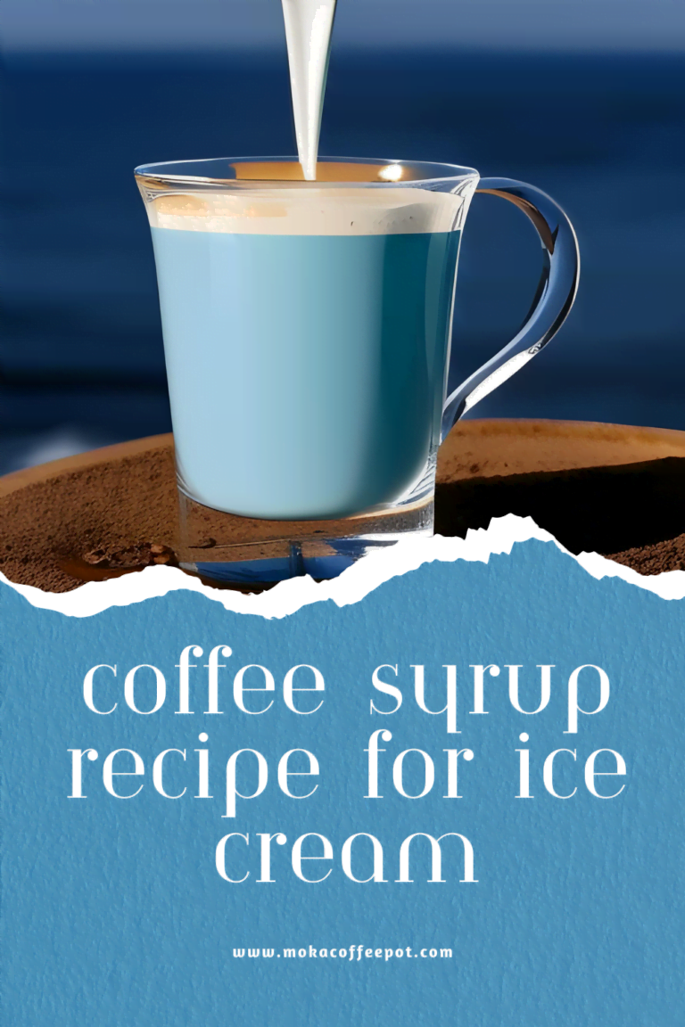 Coffee syrup recipe for ice cream : A Simple Recipe