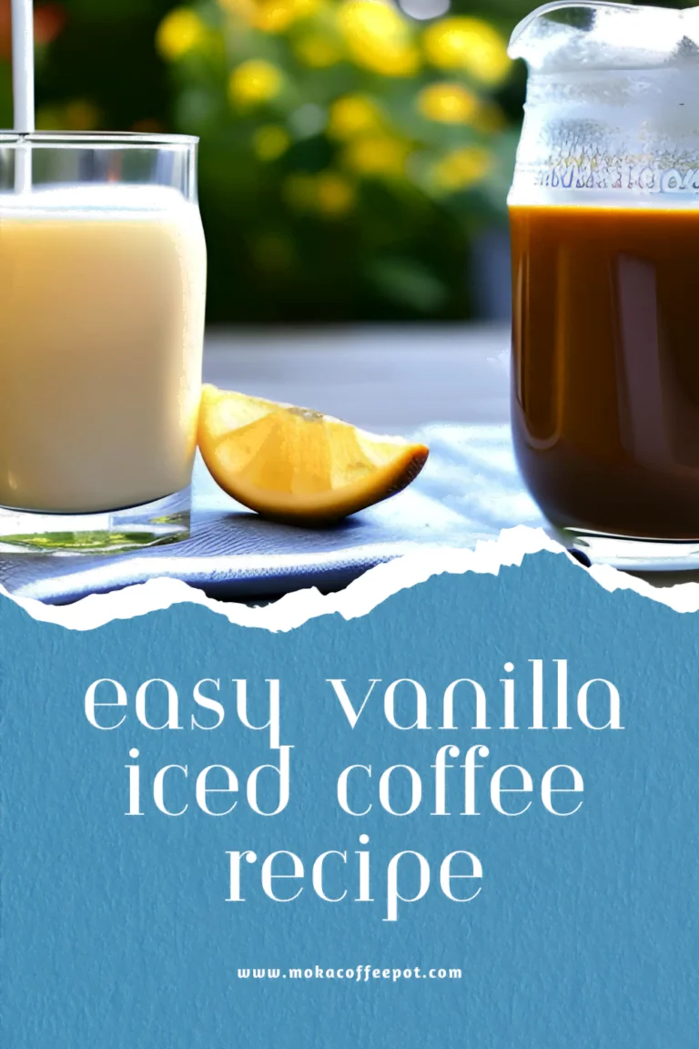 Easy vanilla iced coffee recipe : Quick and Delicious Caffeine Fix Easy vanilla iced coffee recipe