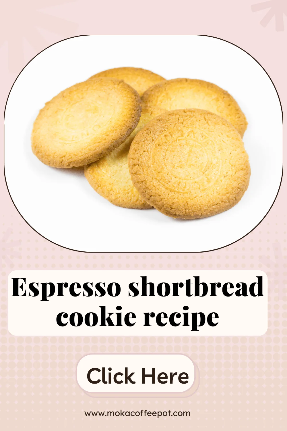 Espresso shortbread cookie recipe