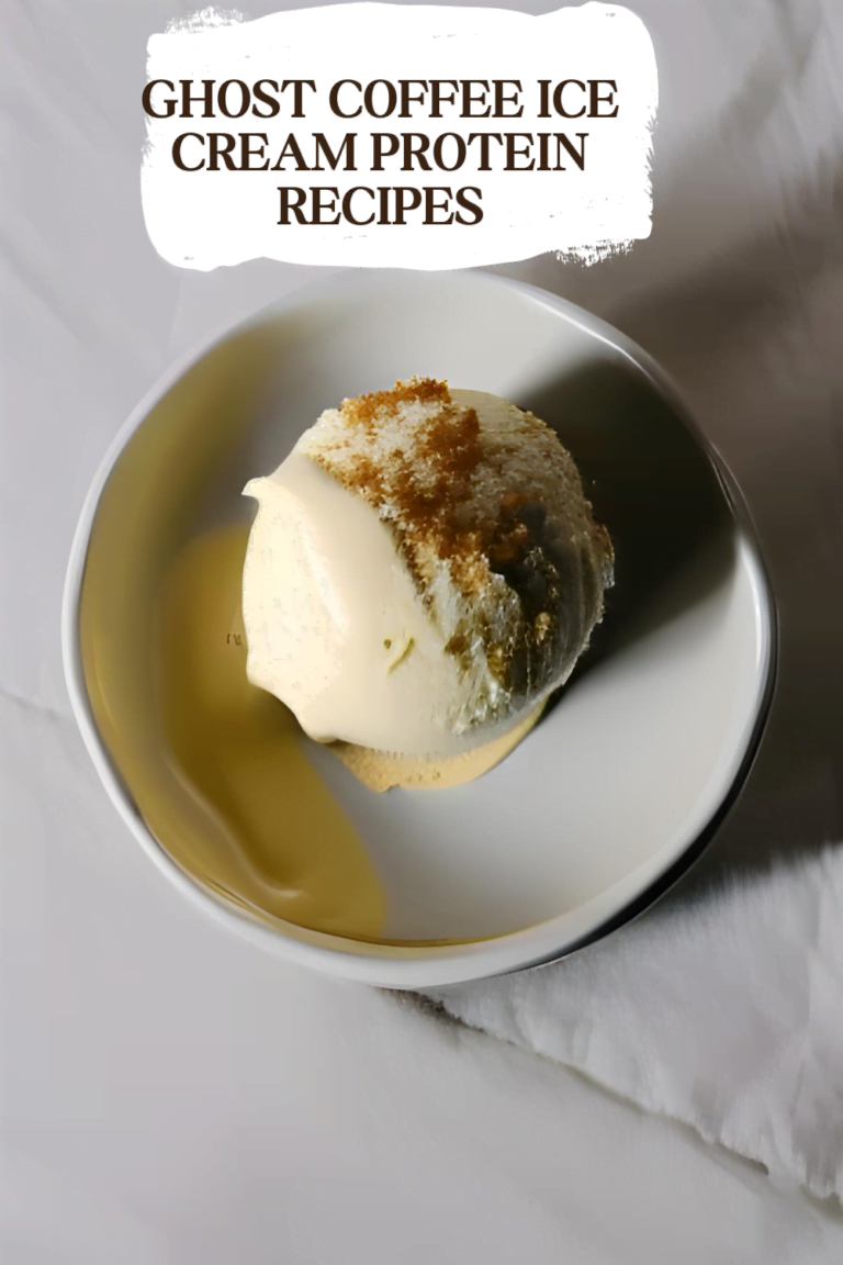 Ghost coffee ice cream protein recipes : A Healthy and Refreshing Treat!