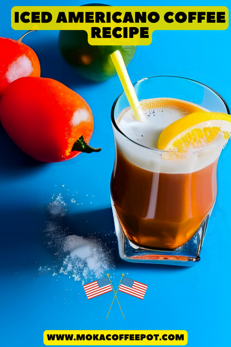 Iced americano coffee recipe