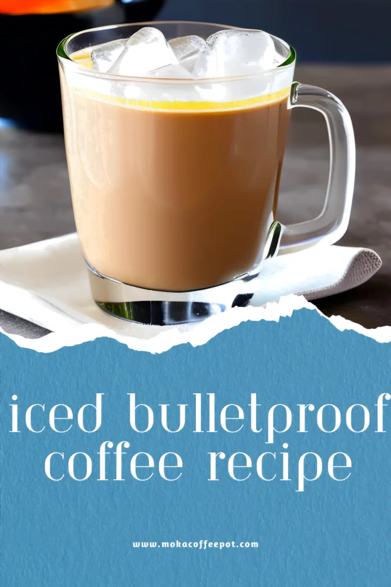 Iced bulletproof coffee recipe