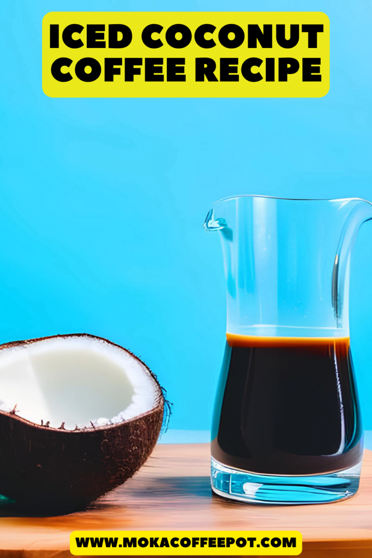 Iced coconut coffee recipe