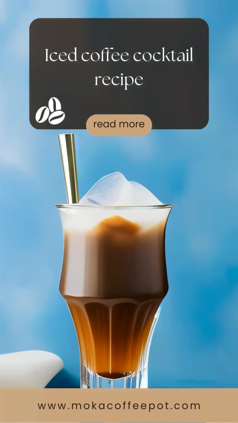 Iced coffee cocktail recipe