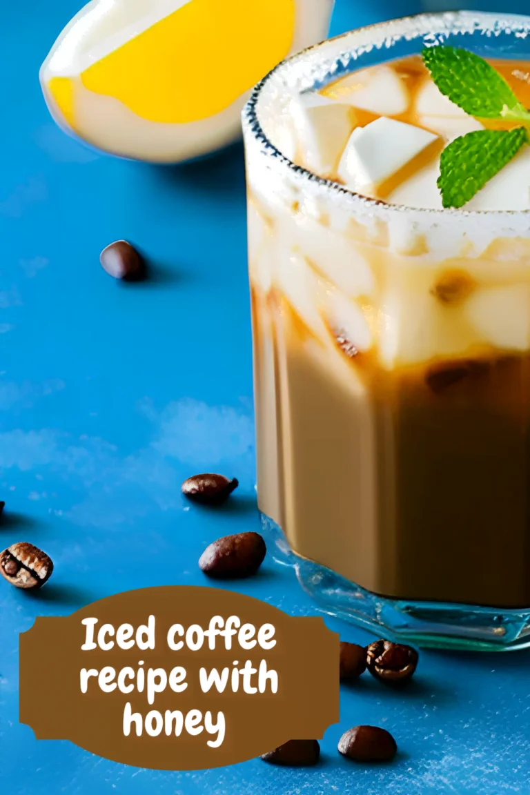 Iced coffee recipe with honey