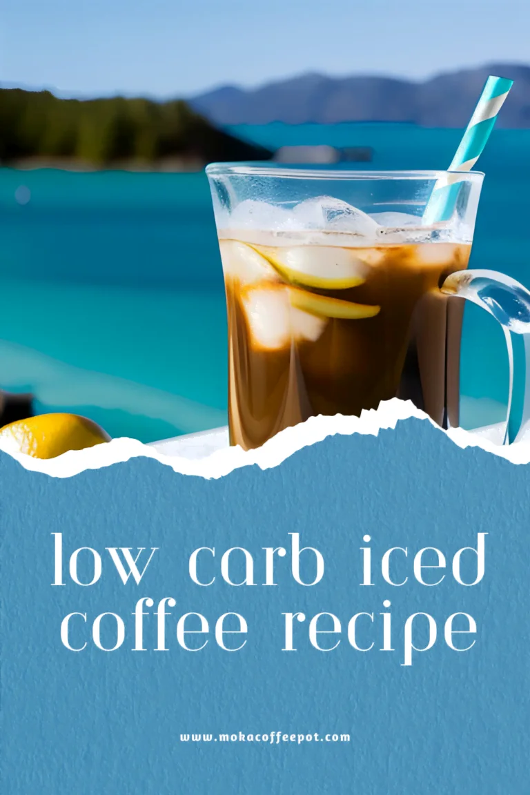 Low carb iced coffee recipe