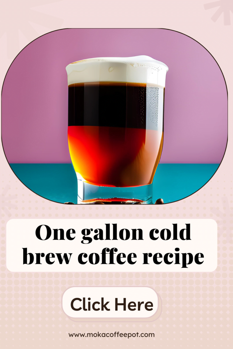 One Gallon Cold Brew Coffee Recipe: Perfect for Hosting a Crowd