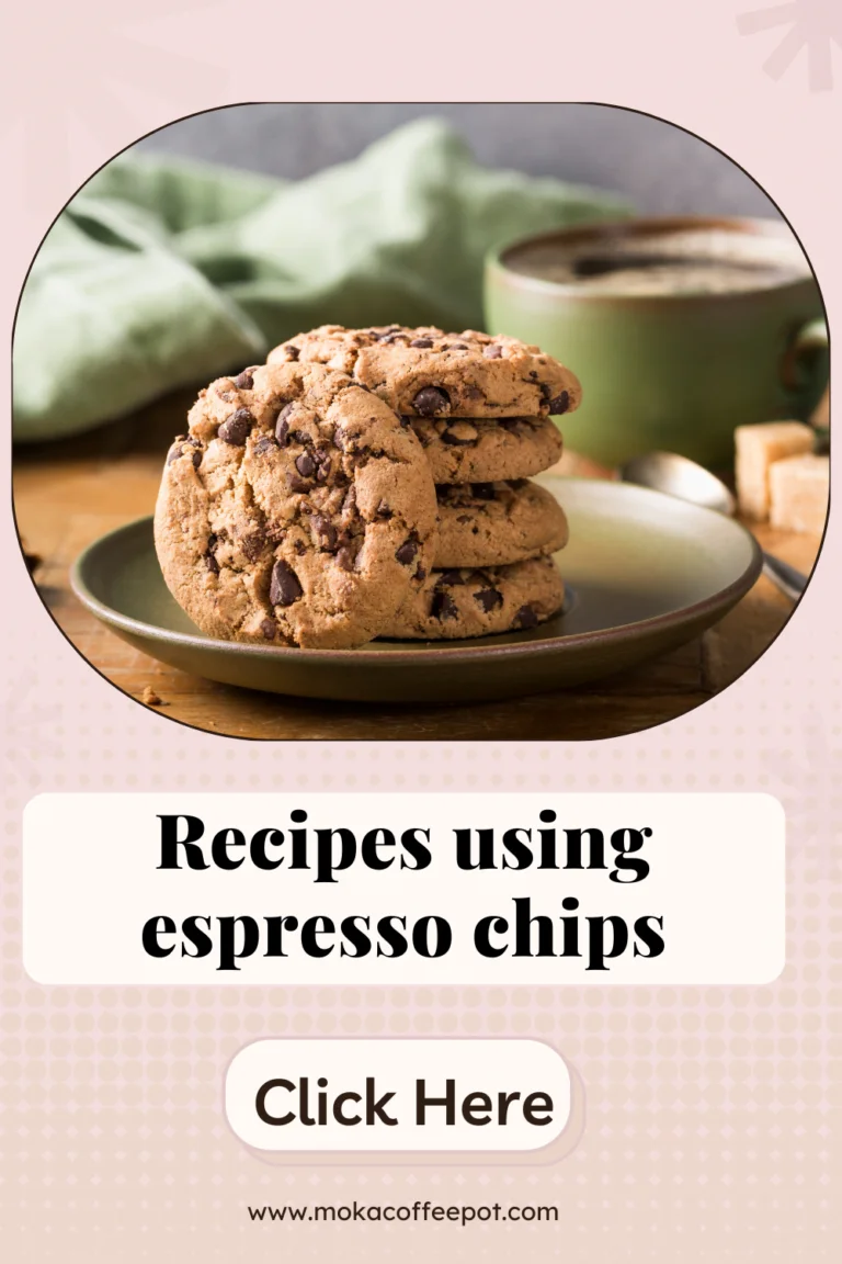 Recipes using espresso chips