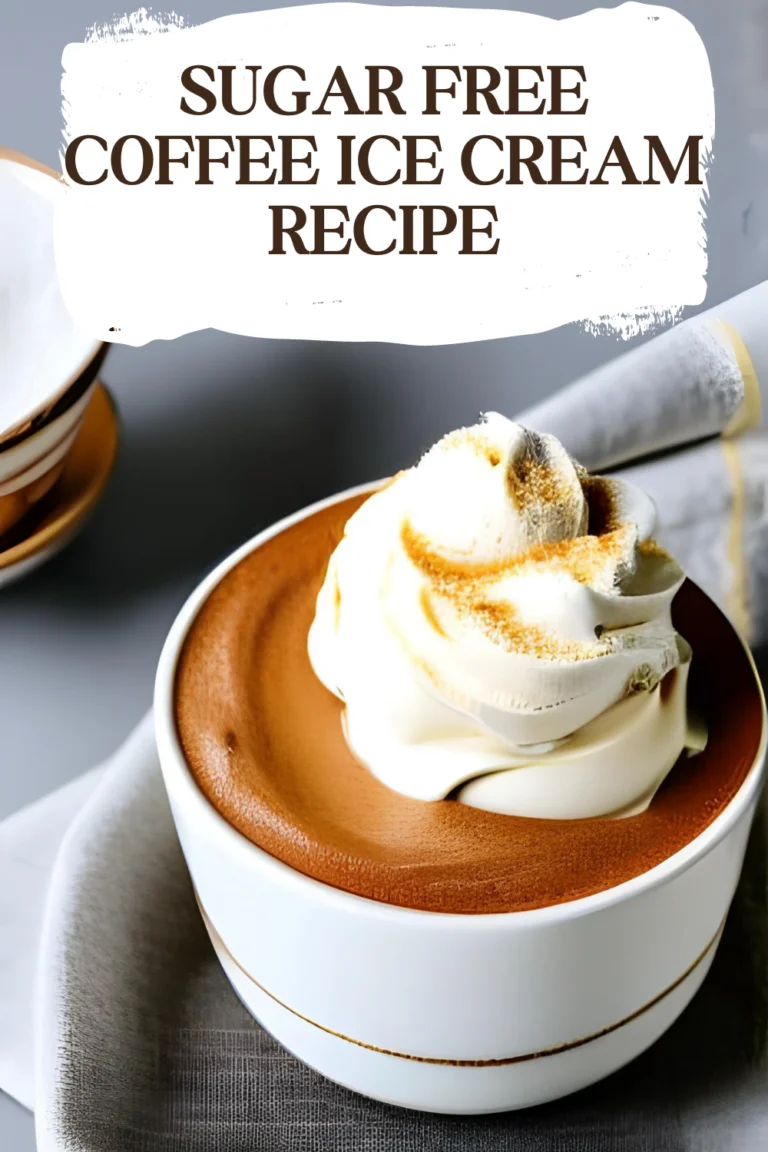 Sugar free coffee ice cream recipe : Healthy and Delicious Dessert!