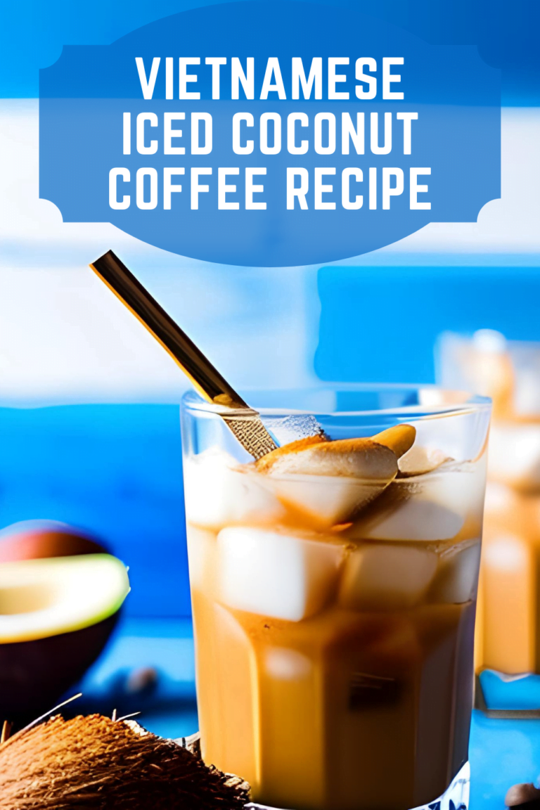 Vietnamese iced coconut coffee recipe : Sumer special