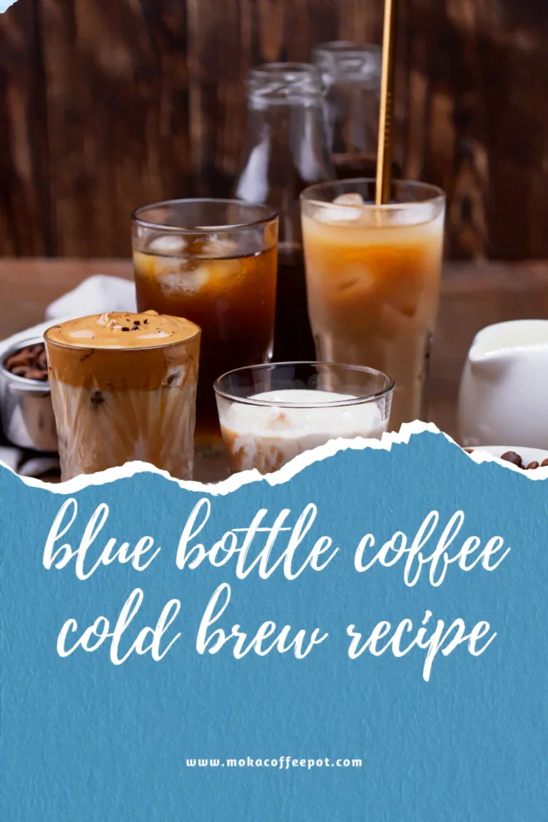 Blue bottle coffee cold brew recipe