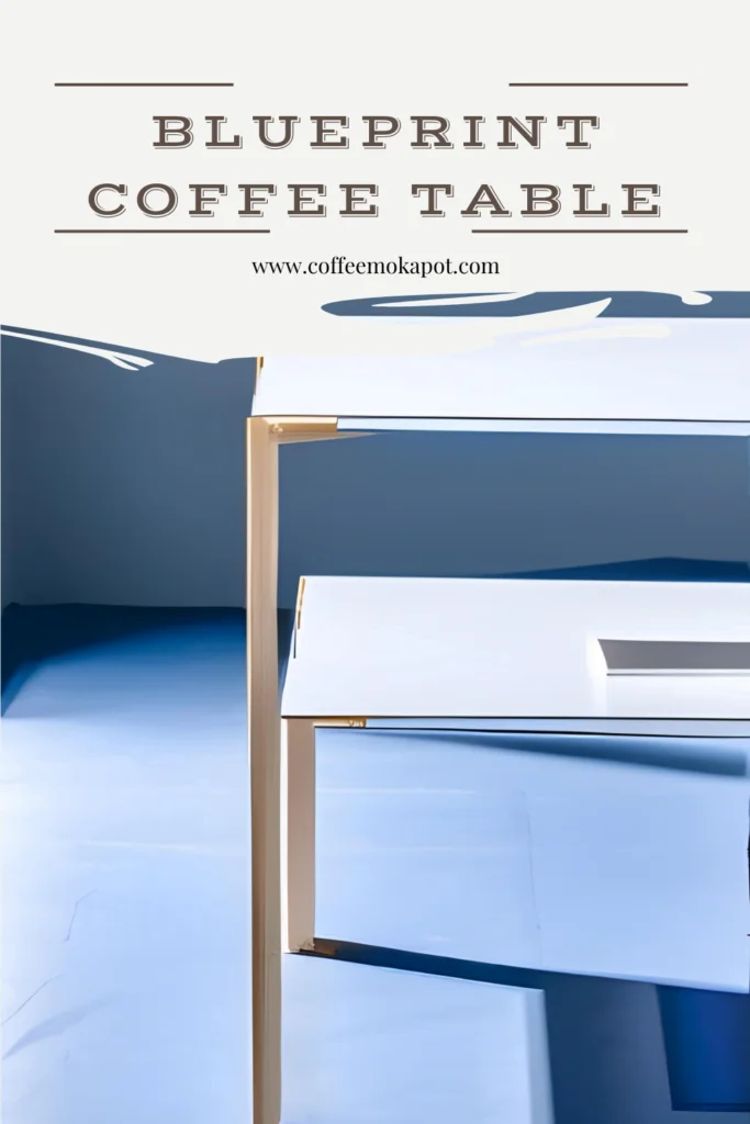 blueprint coffee table