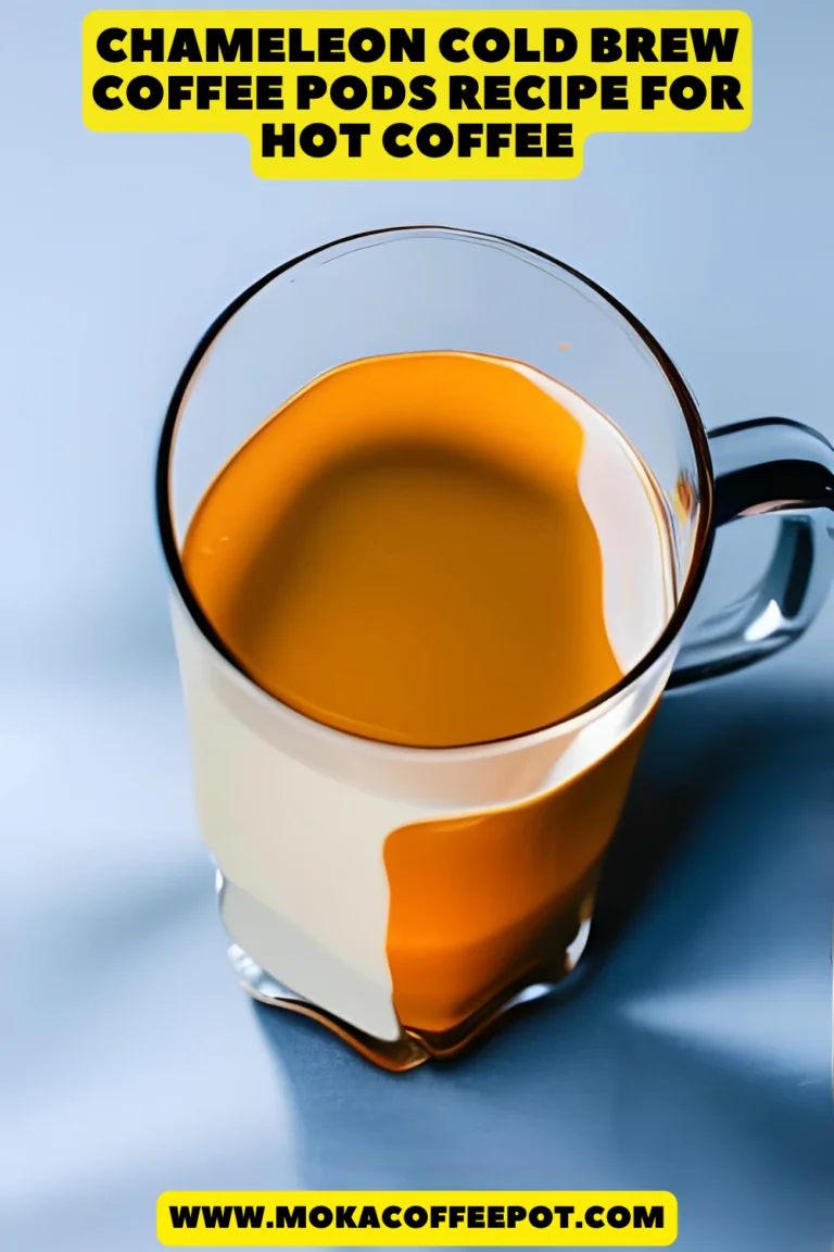 Chameleon cold brew coffee pods recipe for hot coffee