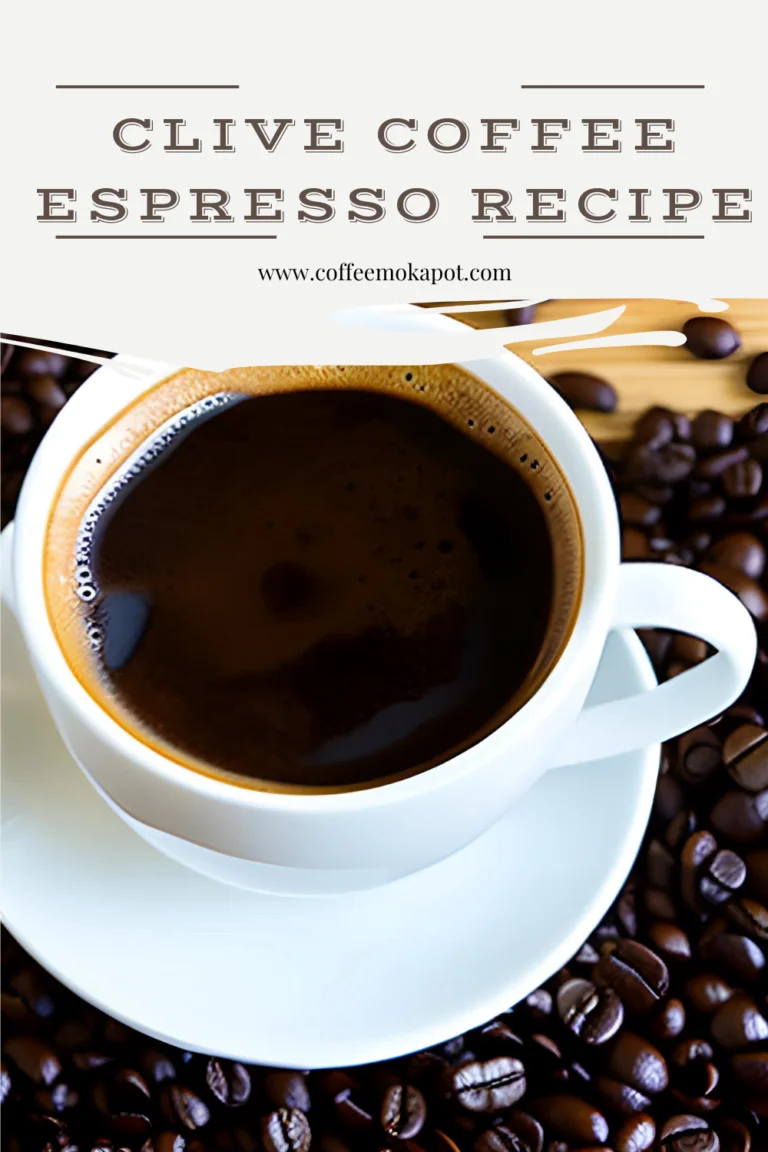 Clive Coffee Espresso Recipe: Smooth, Bold, and Perfectly Balanced