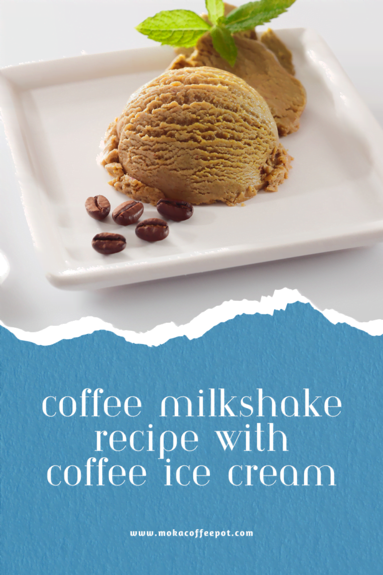 Coffee milkshake recipe with coffee ice cream
