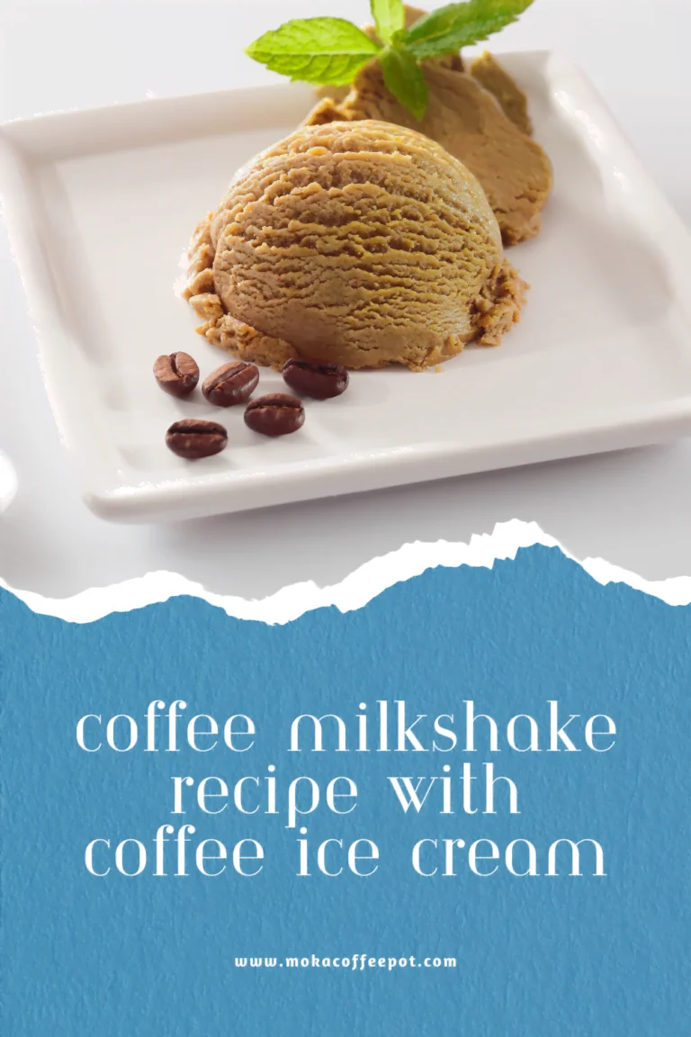 Coffee milkshake recipe with coffee ice cream