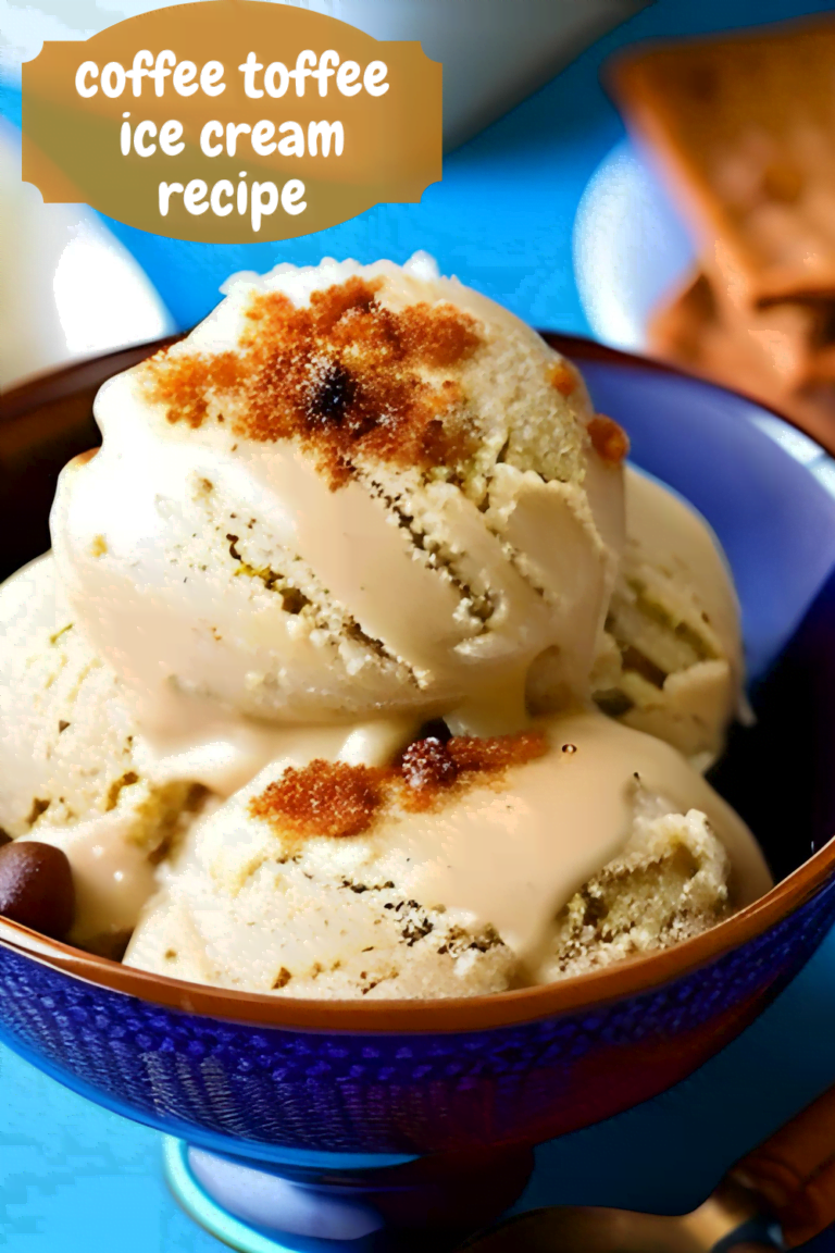 Coffee toffee ice cream recipe : Elevate Your ice making Game
