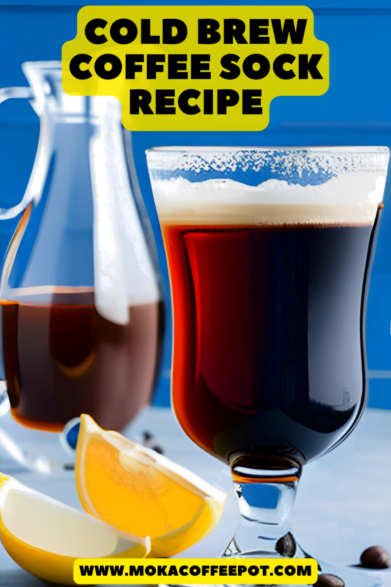 Cold brew coffee sock recipe