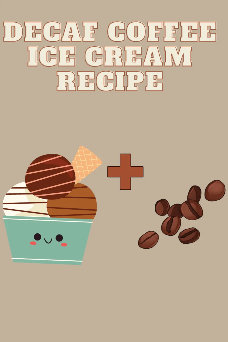 Decaf coffee ice cream recipe : Creamy summer special