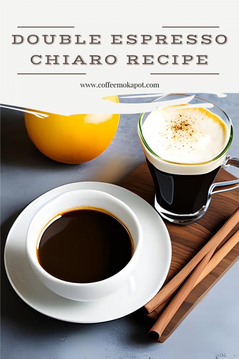 Double Espresso Chiaro Recipe: Light, Creamy, and Balanced