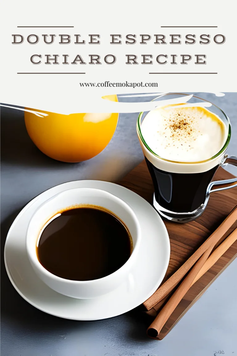 Double Espresso Chiaro Recipe: Light, Creamy, and Balanced double espresso chiaro recipe