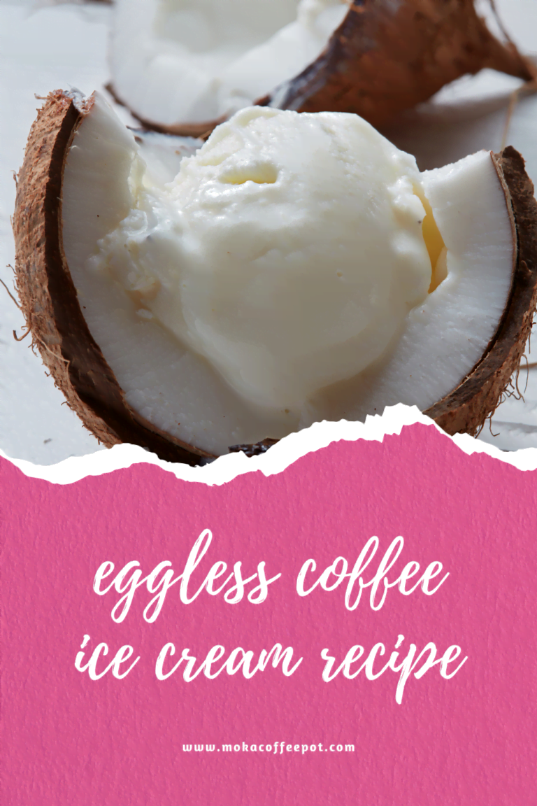 Eggless coffee ice cream recipe : A Delightful Treat for All
