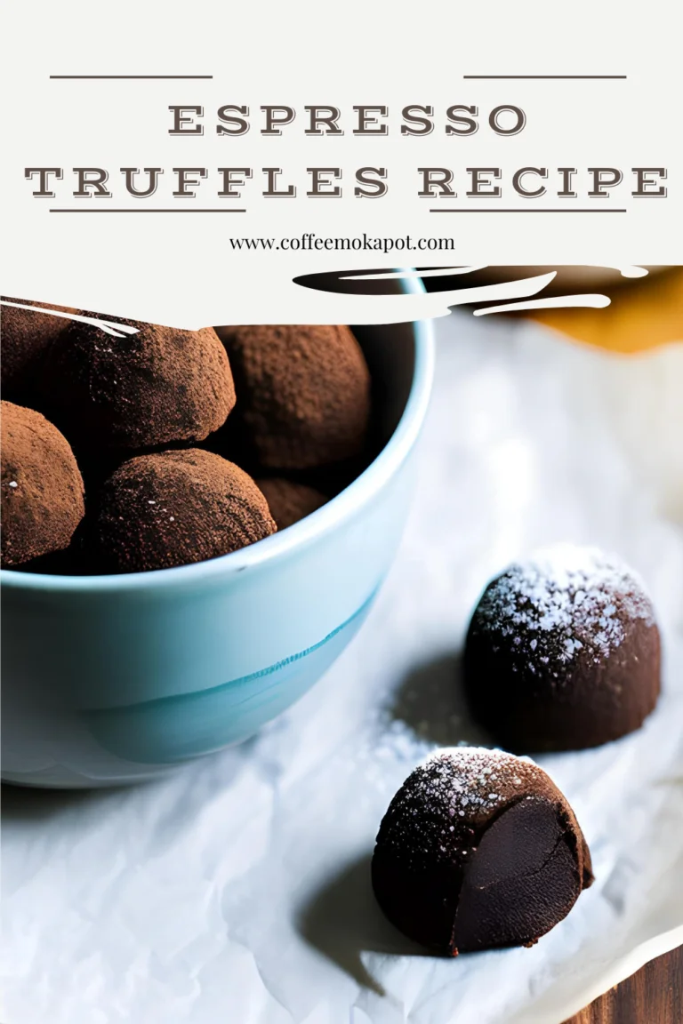 Espresso Truffles Recipe: Decadent, Velvety, and Chocolatey espresso truffles recipe