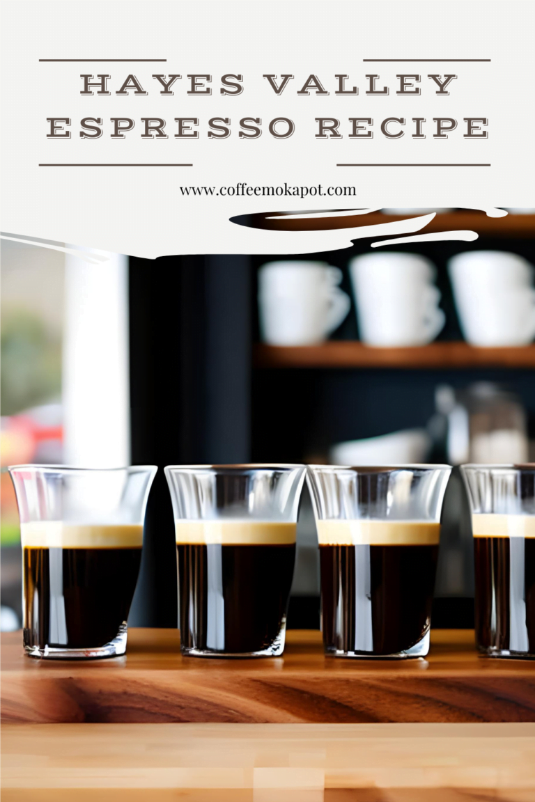 Hayes Valley Espresso Recipe: Nutty, Aromatic, and Full-Bodied