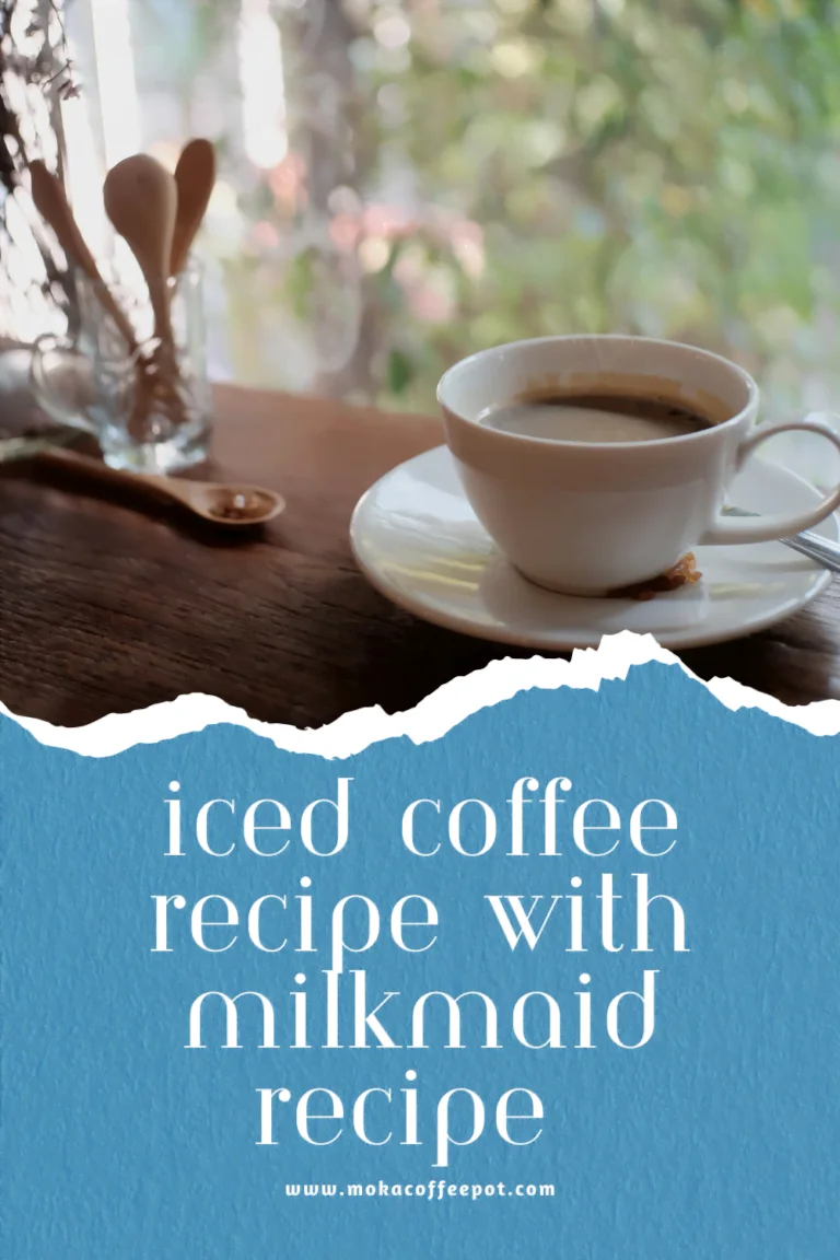 iced coffee recipe with milkmaid recipe