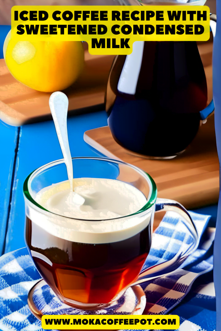 Iced coffee recipe with sweetened condensed milk