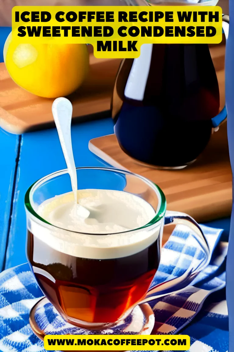 iced coffee recipe with sweetened condensed milk