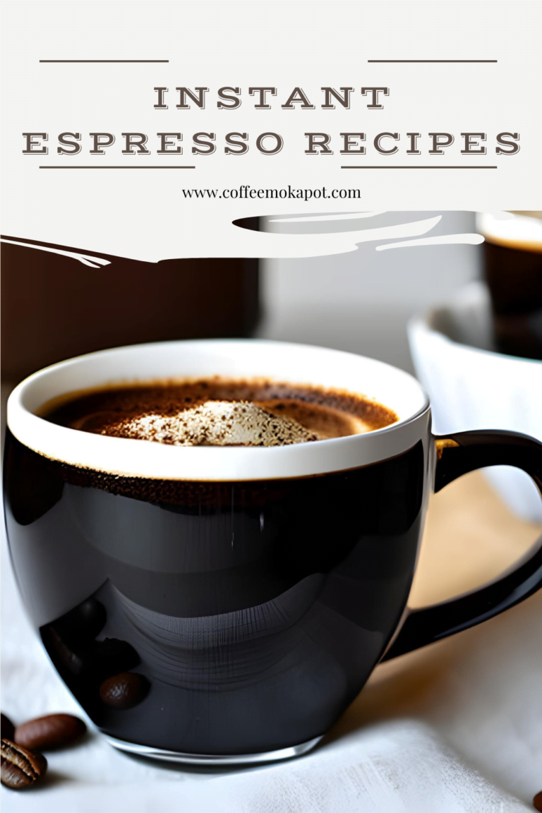 Instant Espresso Recipes: Quick, Easy, and Delicious