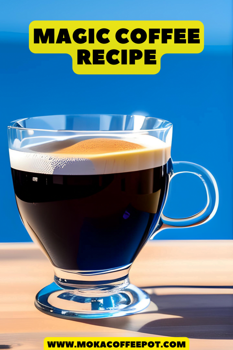 Magic coffee recipe