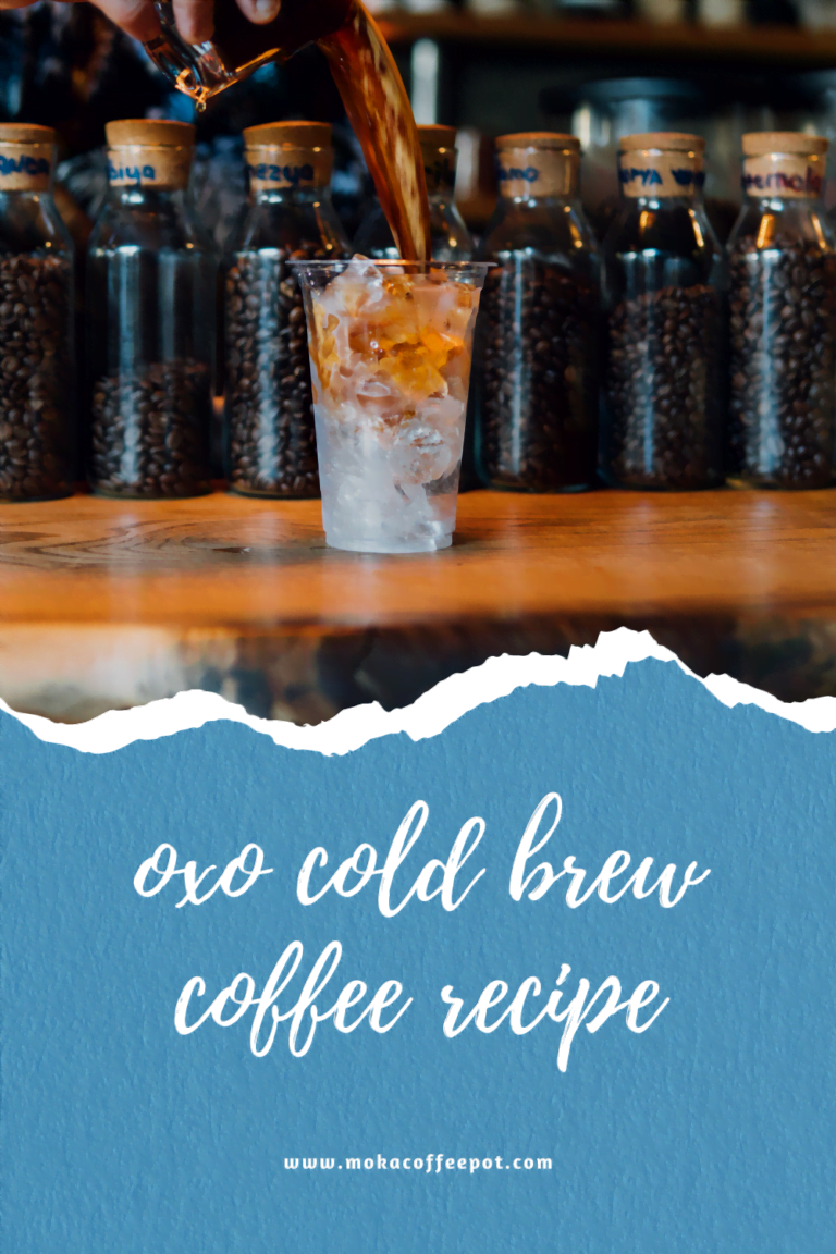Oxo cold brew coffee recipe