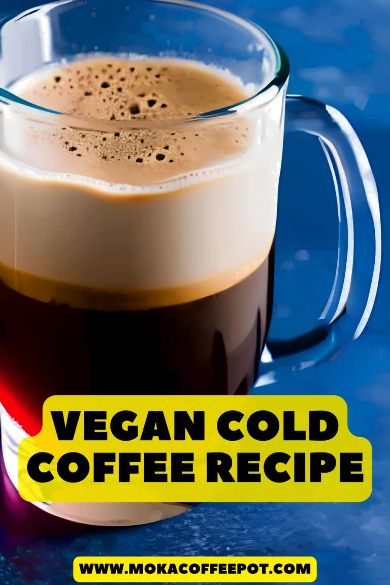 Vegan cold coffee recipe : Good for Earth and you