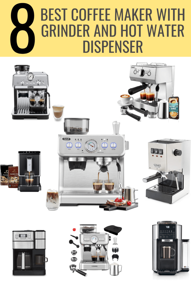 8 Best Coffee Maker with Grinder and Hot Water Dispenser : Brew Like a Pro